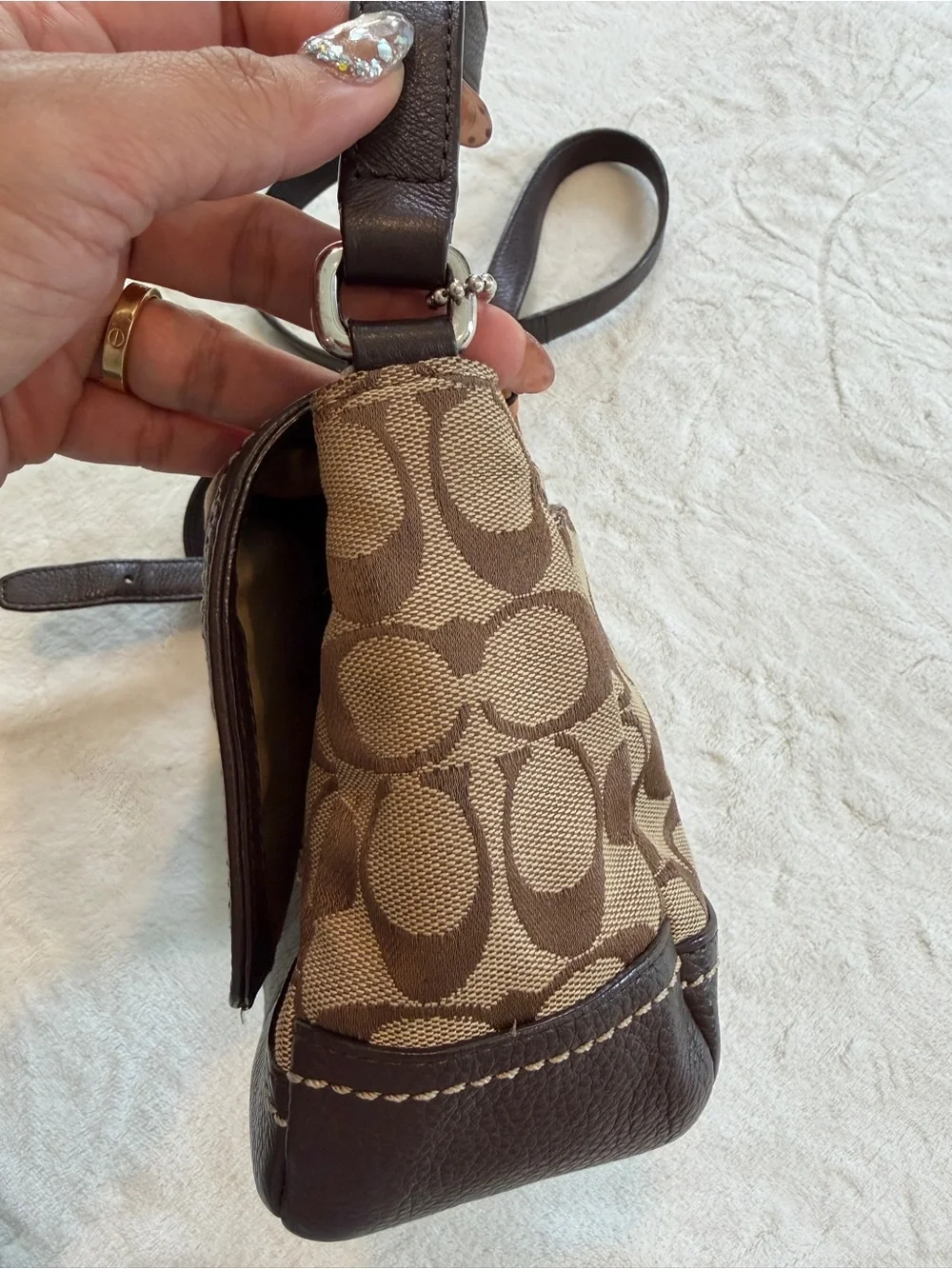 Coach Park Signature Flap Crossbody
